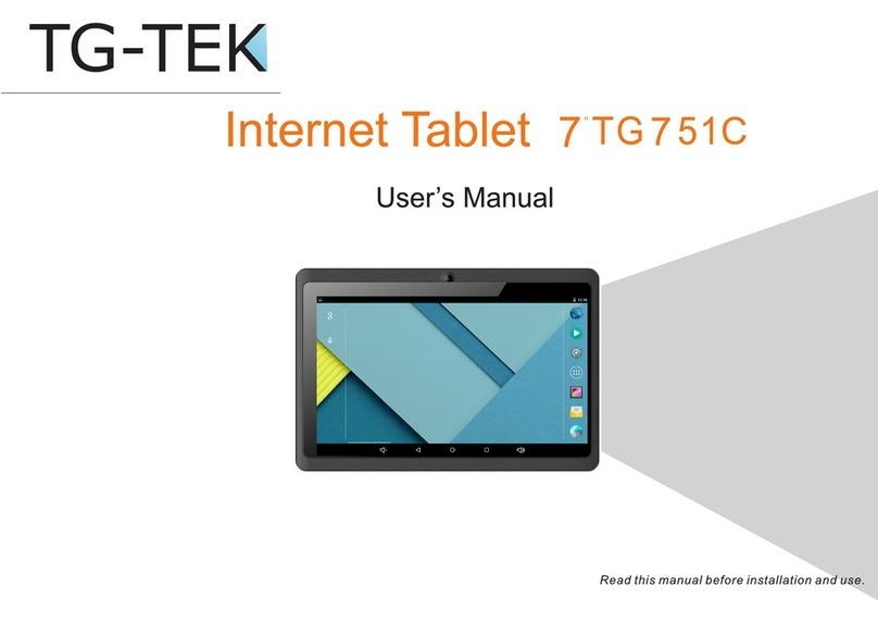 TG-TEK 7 TG751C User manual