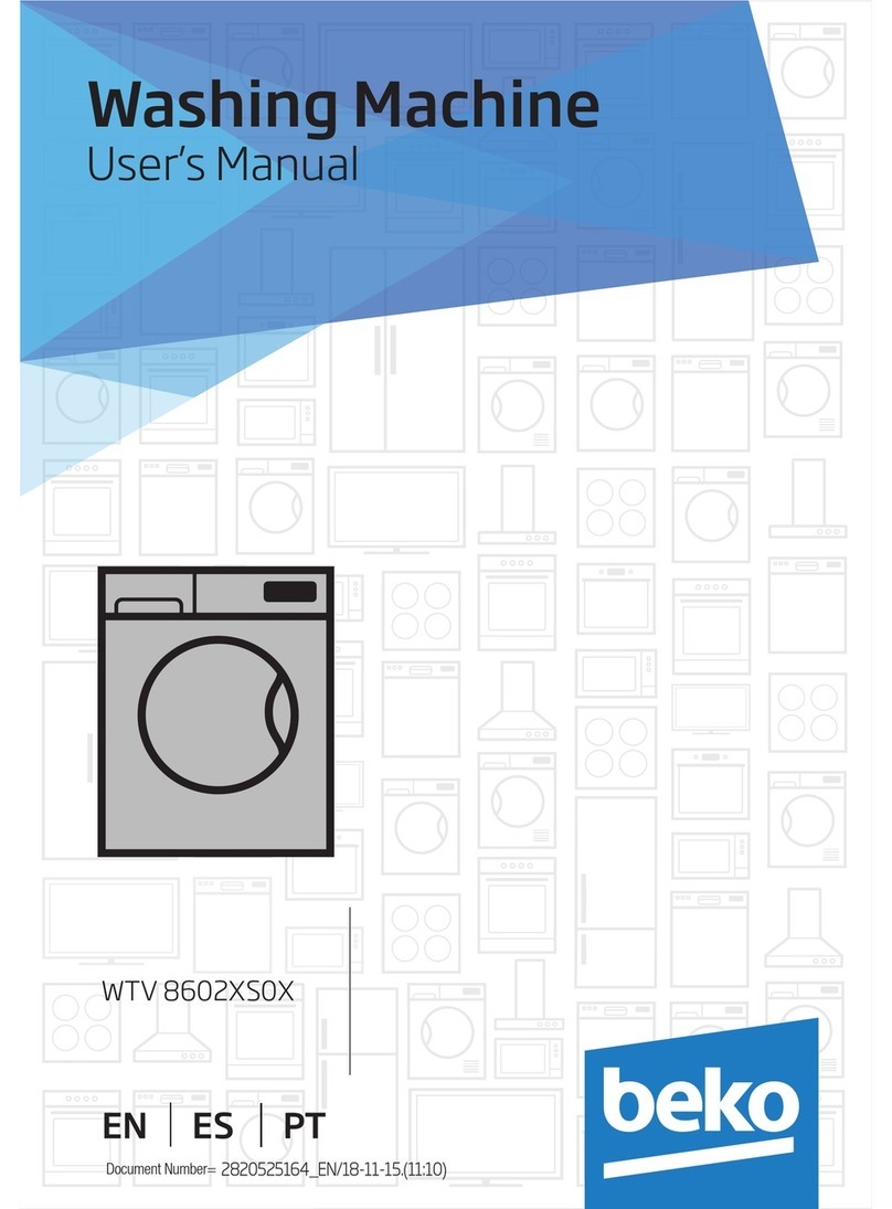 Beko WTV 8602XS0X User manual