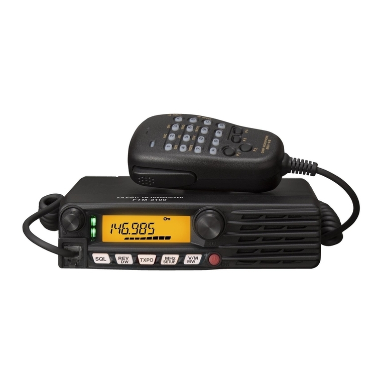 Yaesu FTM-3100R User manual