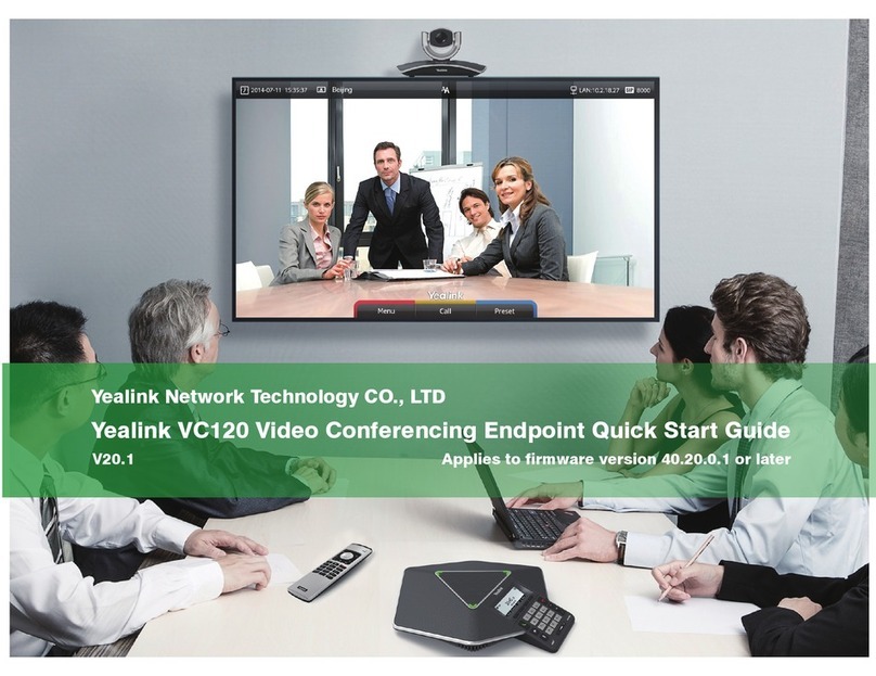 Yealink VC120 User manual