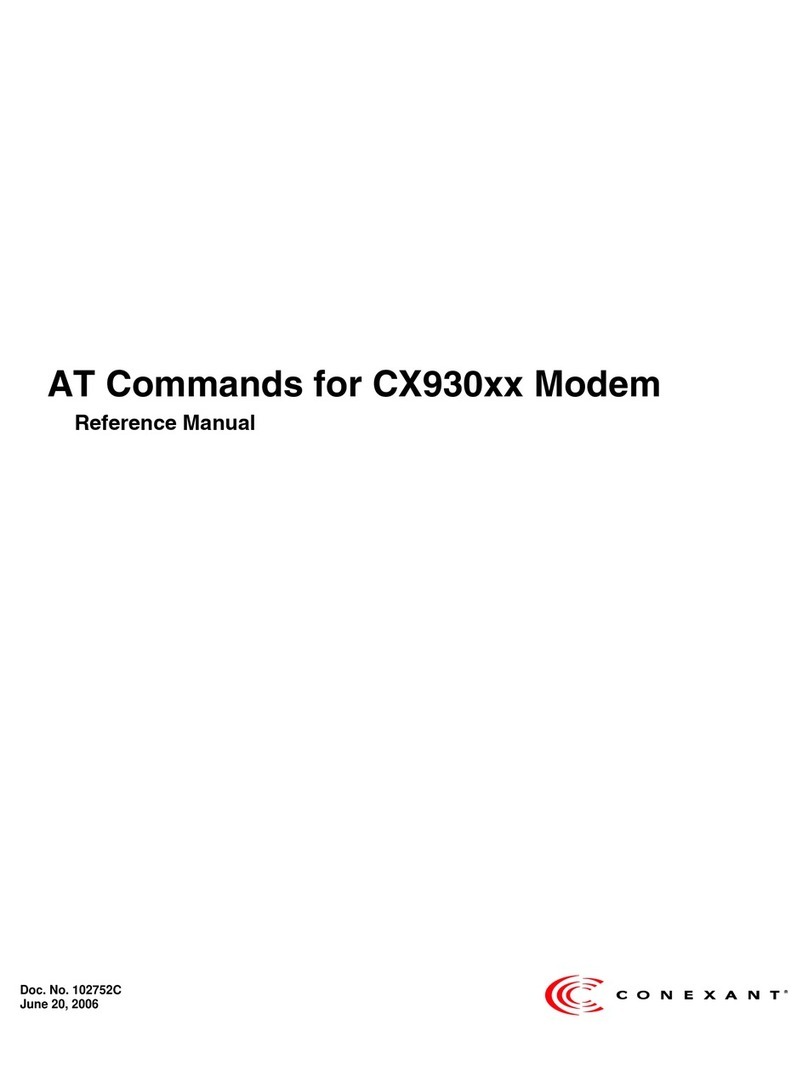Conexant CX93010 Reference manual
