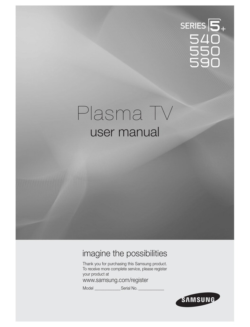 Samsung PN63C550 User manual