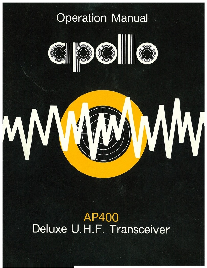 Apollo AP400 Operation manual