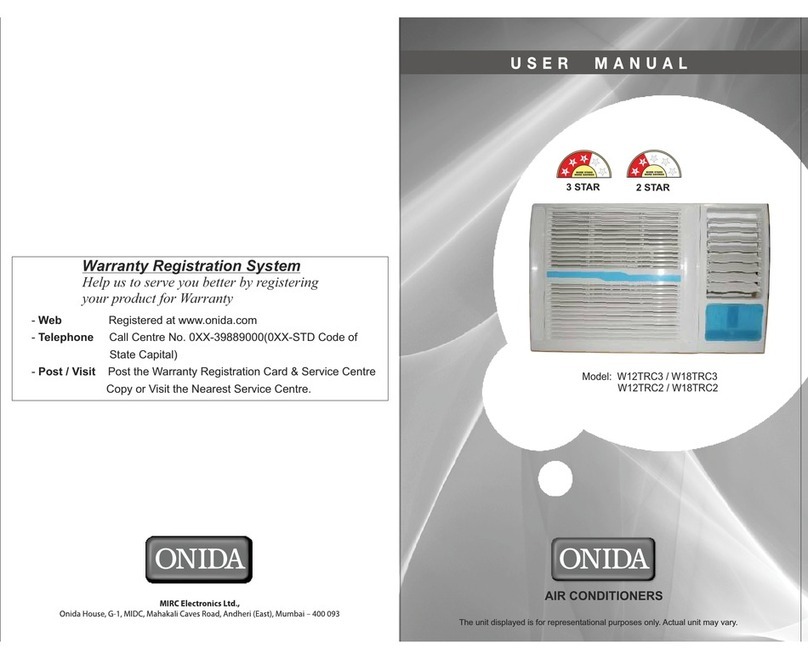 Onida W12TRC3 User manual Onida W12TRC3 User manual