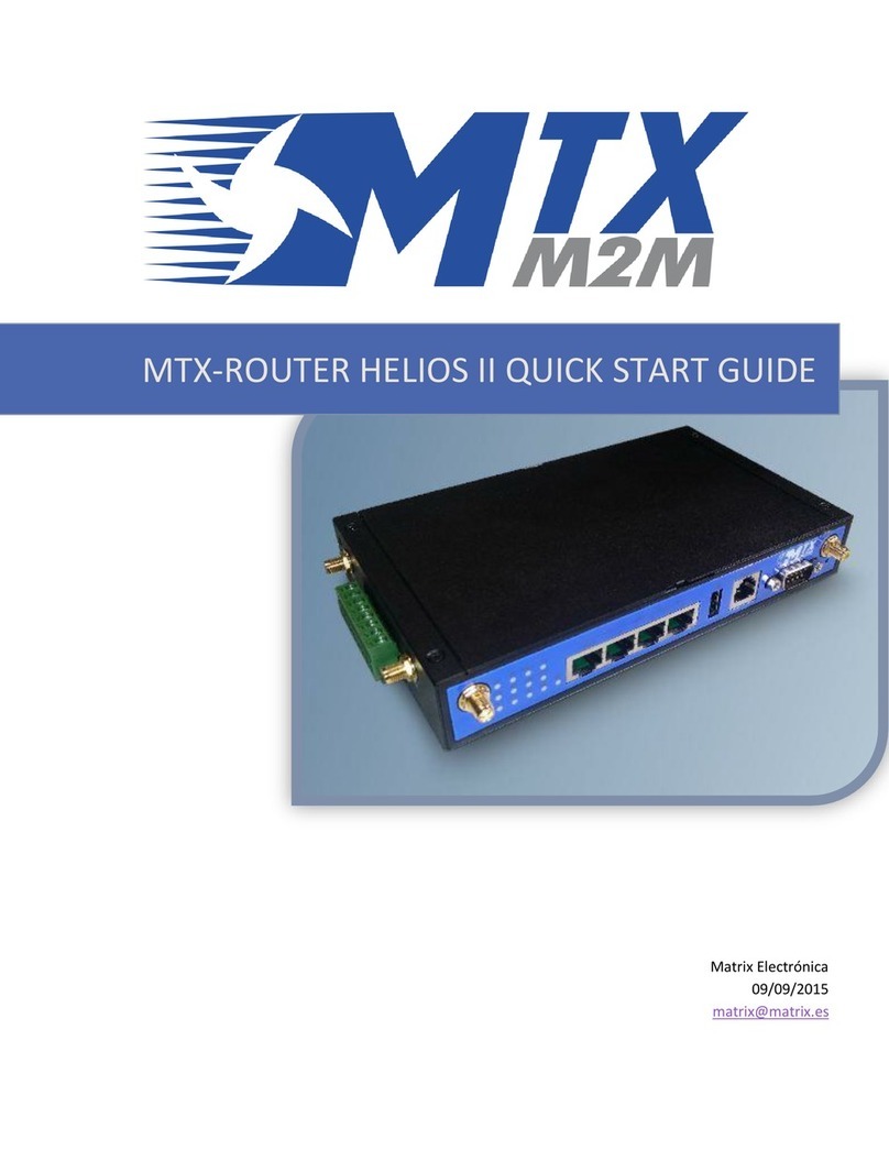 MTX helios ii quick start guide