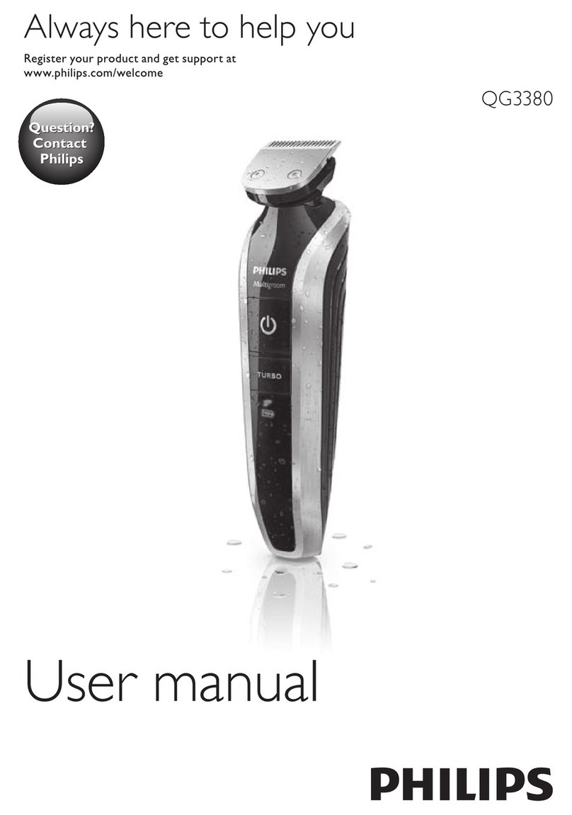 Philips QG3380 User manual