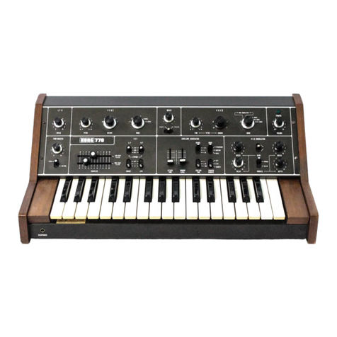 Korg 770 User manual