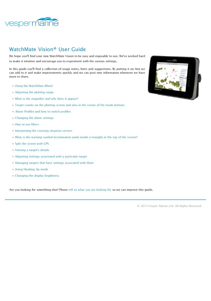 vesper marine WatchMate Vision User manual