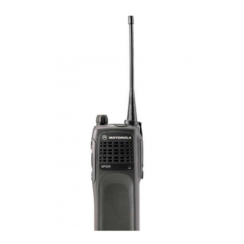 Motorola GP320 Series Operating and installation instructions Motorola GP320 Series Operating and installation instructions