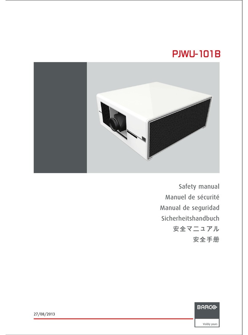 Barco PJWU-101B User guide