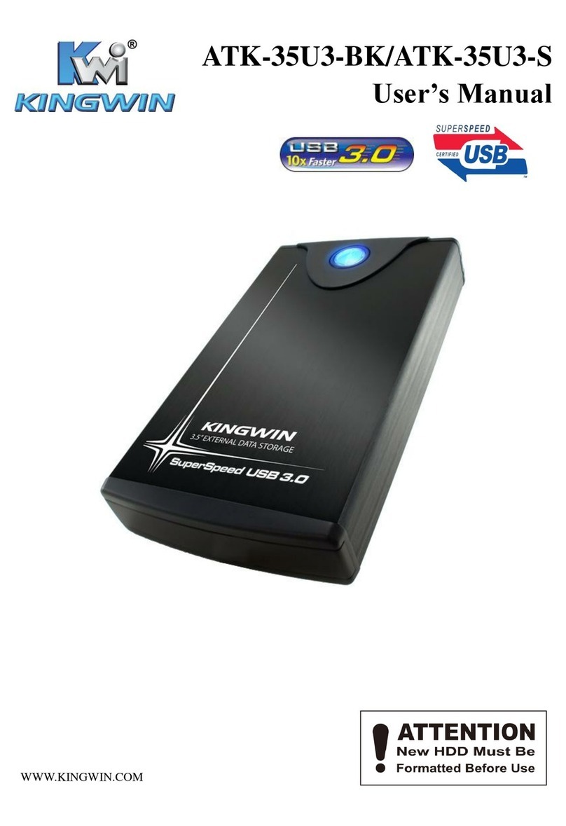 Kingwin ATK-35U3-BK user manual
