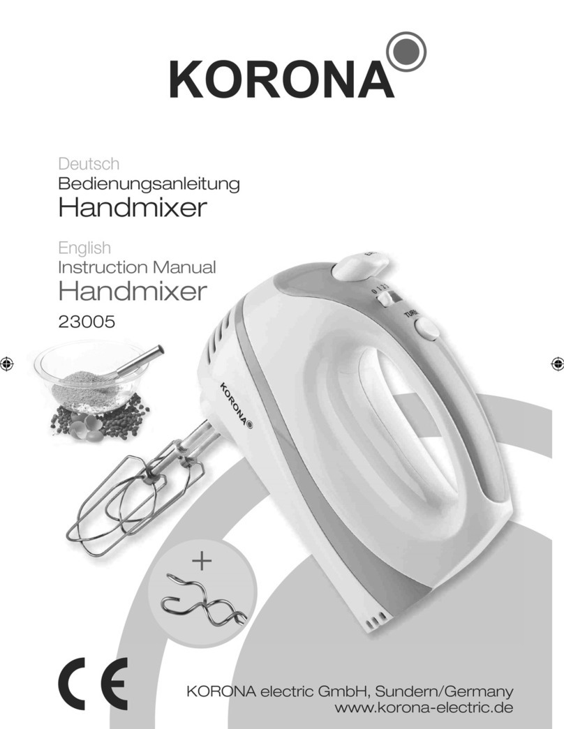 Korona 23005 instruction manual