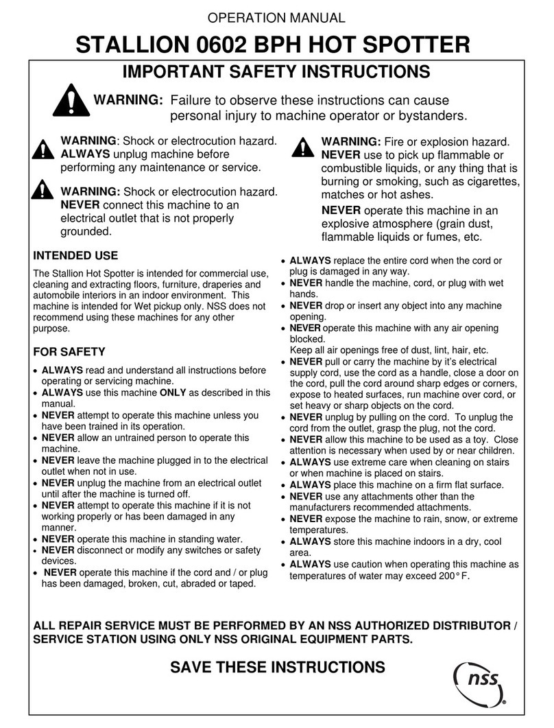 NSS STALLION 0602 BPH User manual
