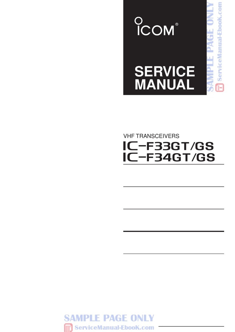 Icom IC-F33GT User manual