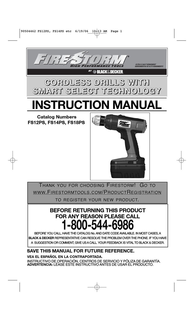 fireStorm FS12PS instruction manual