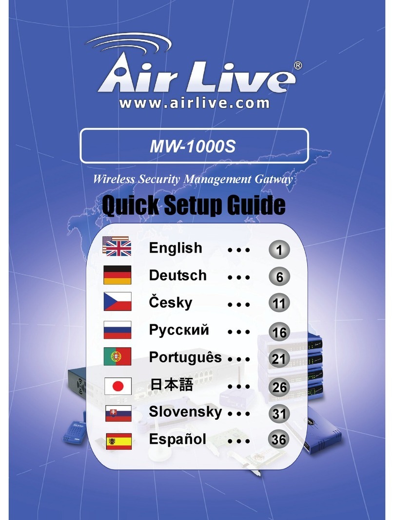 AirLive MW-1000S Quick setup guide