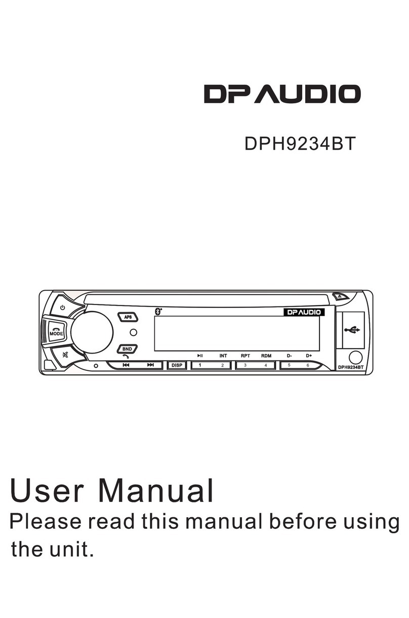 DP Audio DPH9234BT user manual