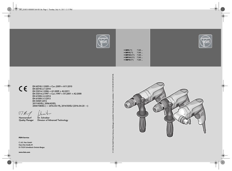 Fein BOP6 User manual