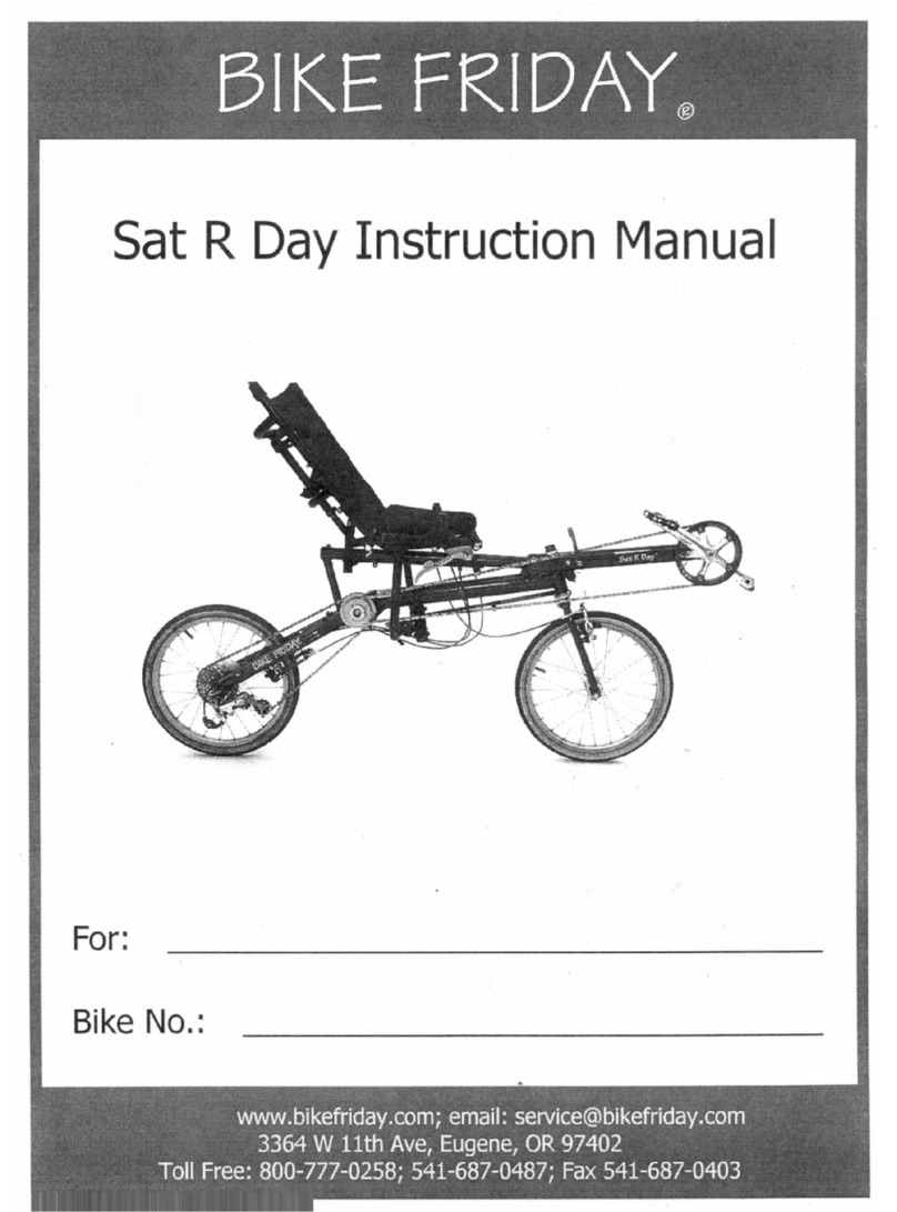 Bike Friday SAT R DAY instruction manual