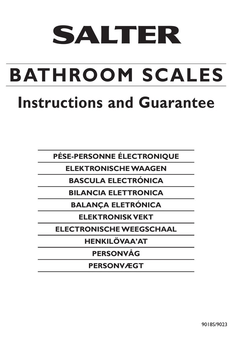 Salter 9018S Product information sheet