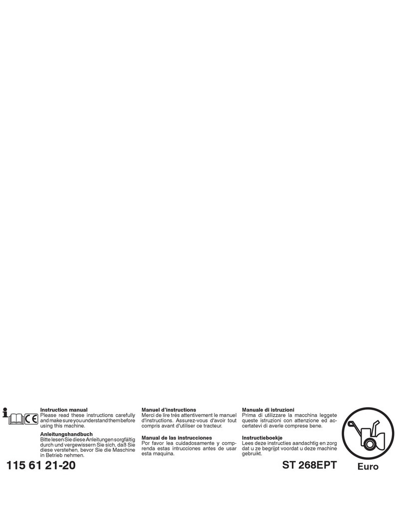 Husqvarna ST 268EPT instruction manual