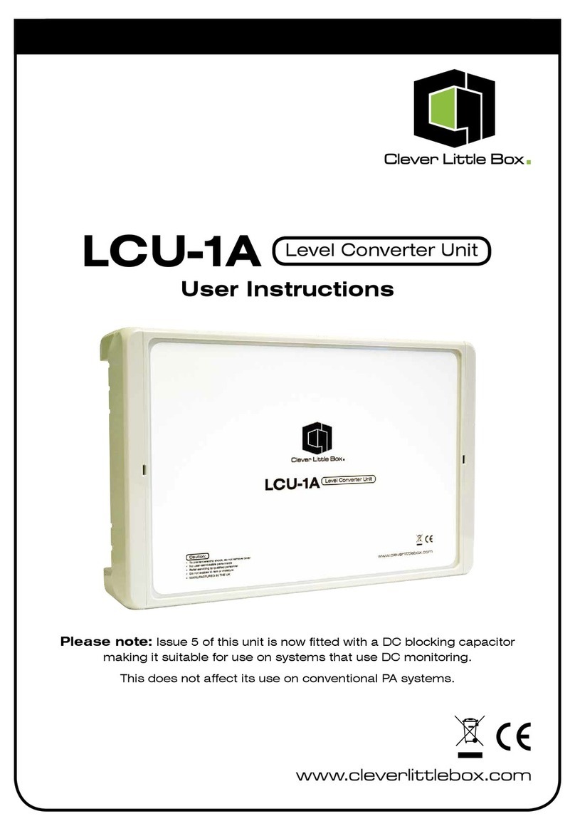 Clever Little Box LCU-1A User manual