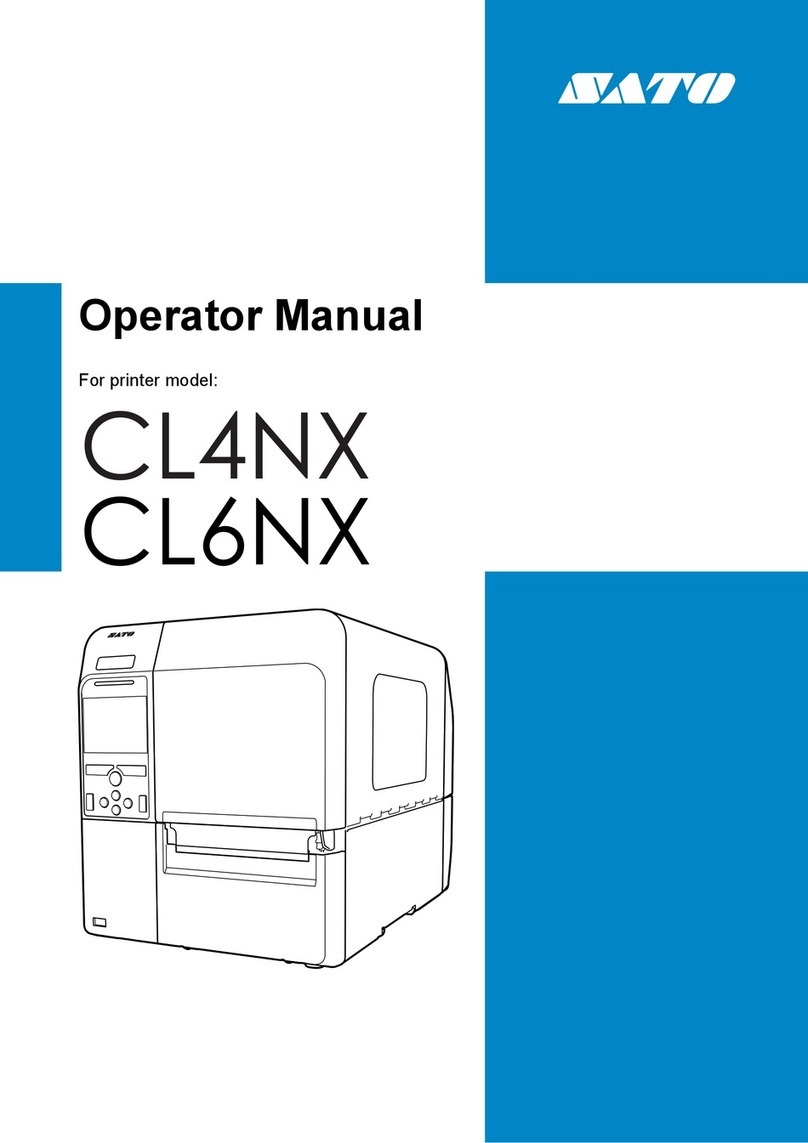 SATO CL4NX RIDF User manual SATO CL4NX RIDF User manual