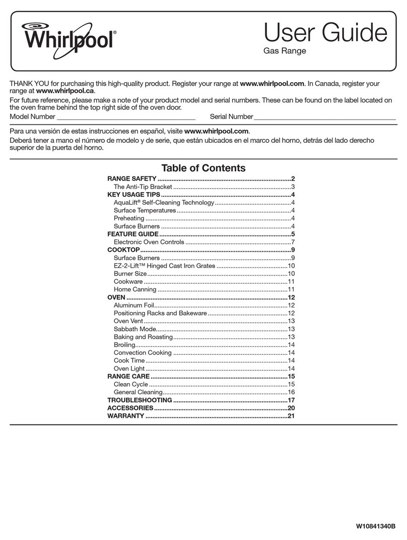 Whirlpool W10841340B User manual