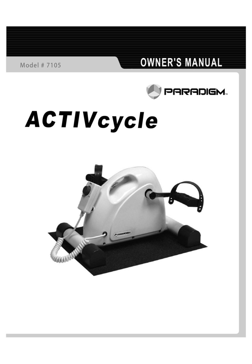 Paradigm ACTIVEcycle 7105 owner's manual