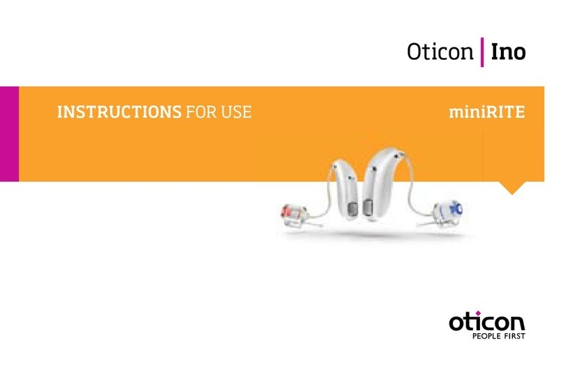 OTICON INO miniRITE User manual