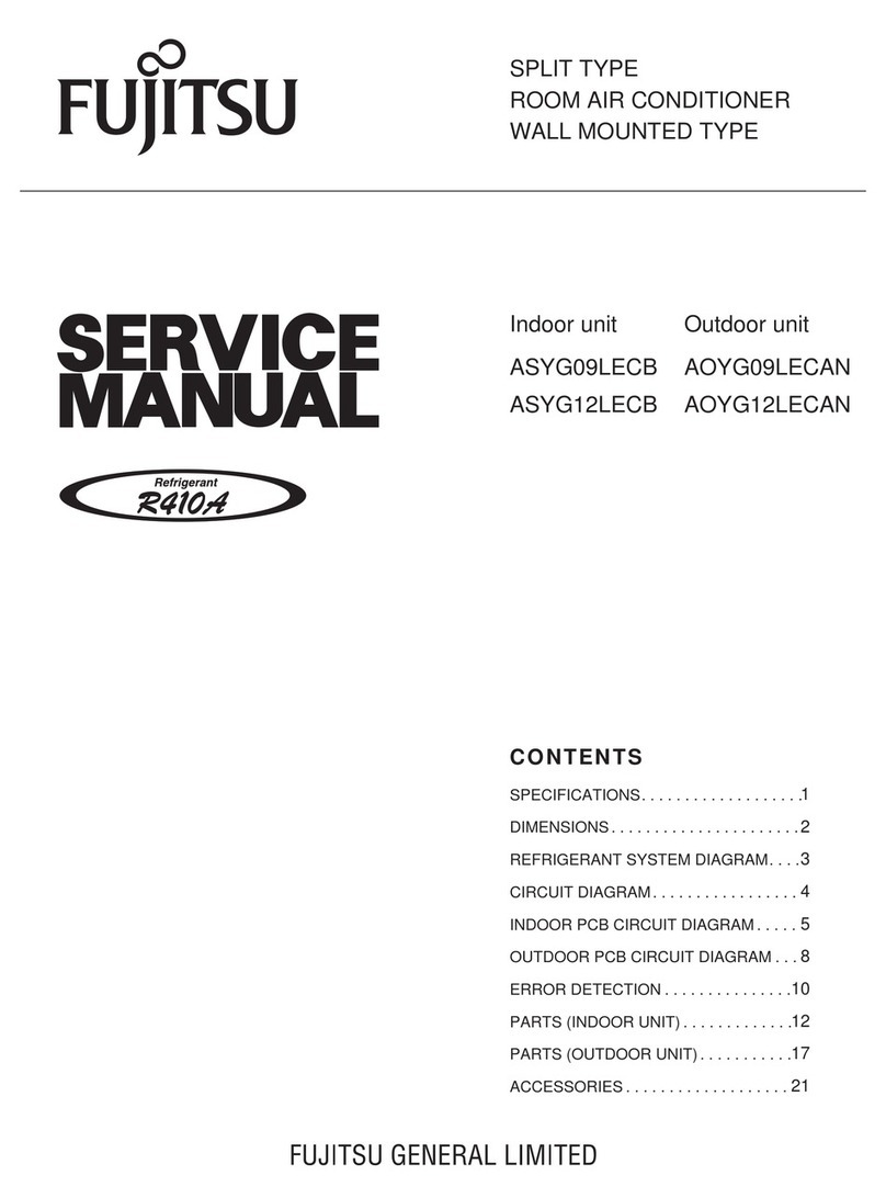 Fujitsu ASYG09LECB User manual