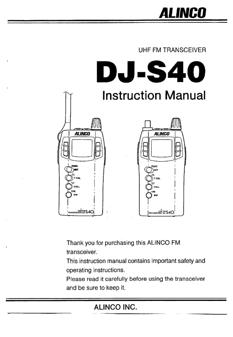 Alinco DJ-S40 instruction manual