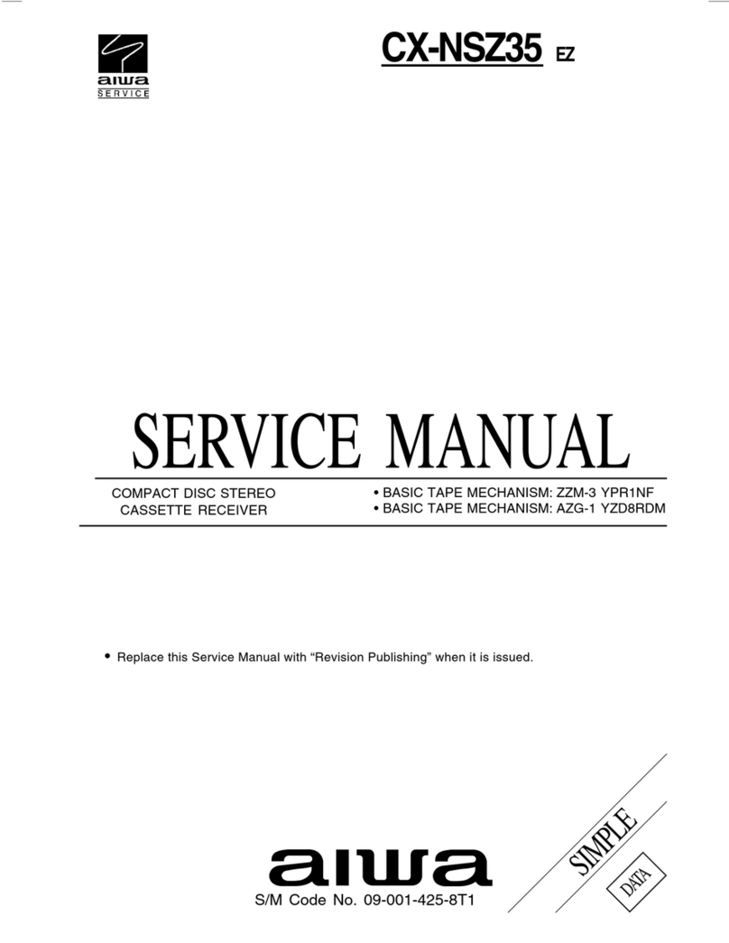 Aiwa CX-NSZ35 Service manual