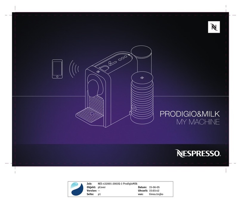 Nespresso PRODIGIO&MILK instruction manual