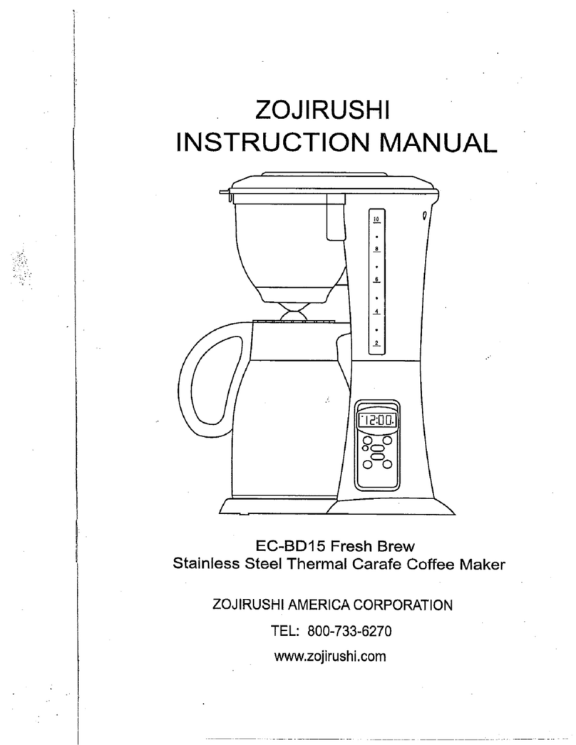 Zojirushi EC-BD15 instruction manual