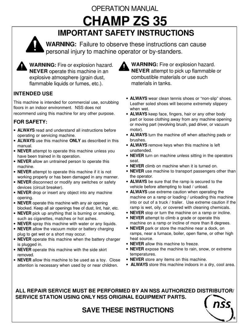 NSS CHAMP ZS 35 Operation manual