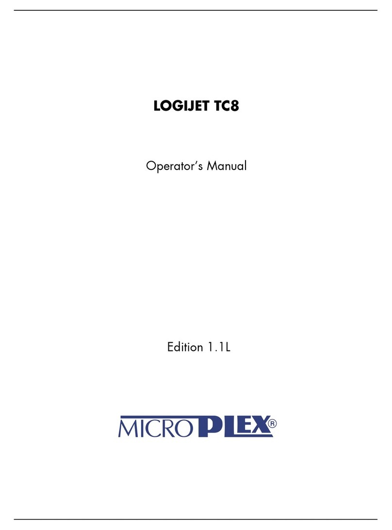 Microplex LOGIJET TC8 User manual
