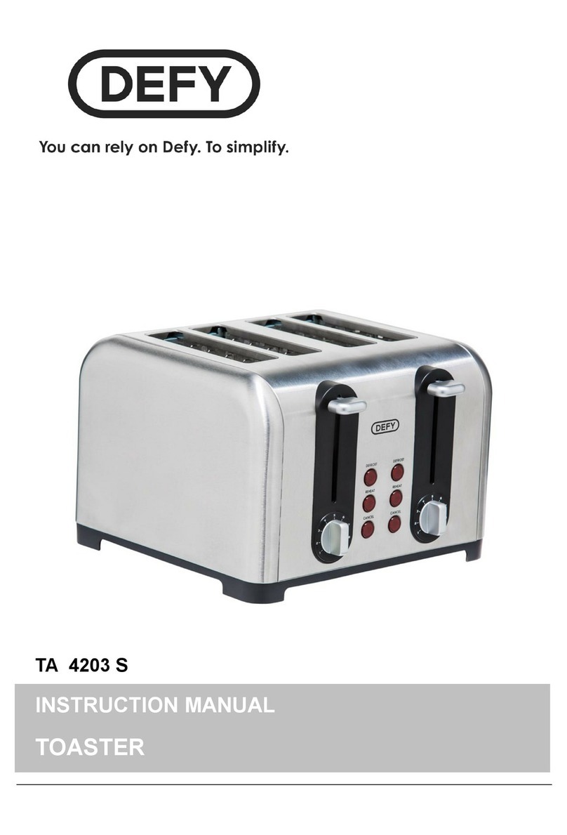 Defy TA 4203 S User manual