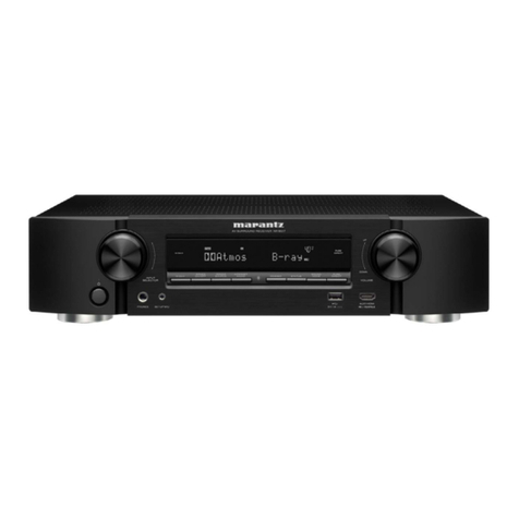 Marantz NR1607 quick start guide