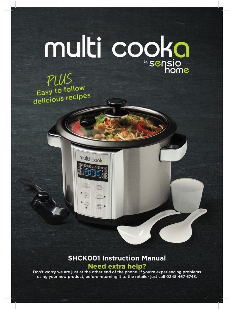 Sensio MULTI COOKA SHCK001 instruction manual