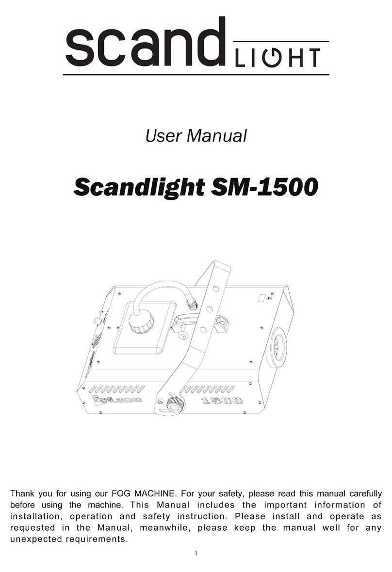 Scandlight SM-1500 User manual