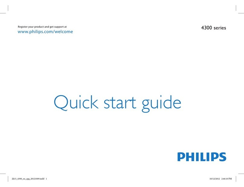 Philips 4300 Series User manual