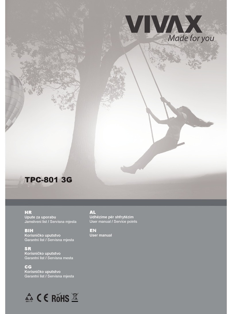 Vivax TPC-801 3G user manual