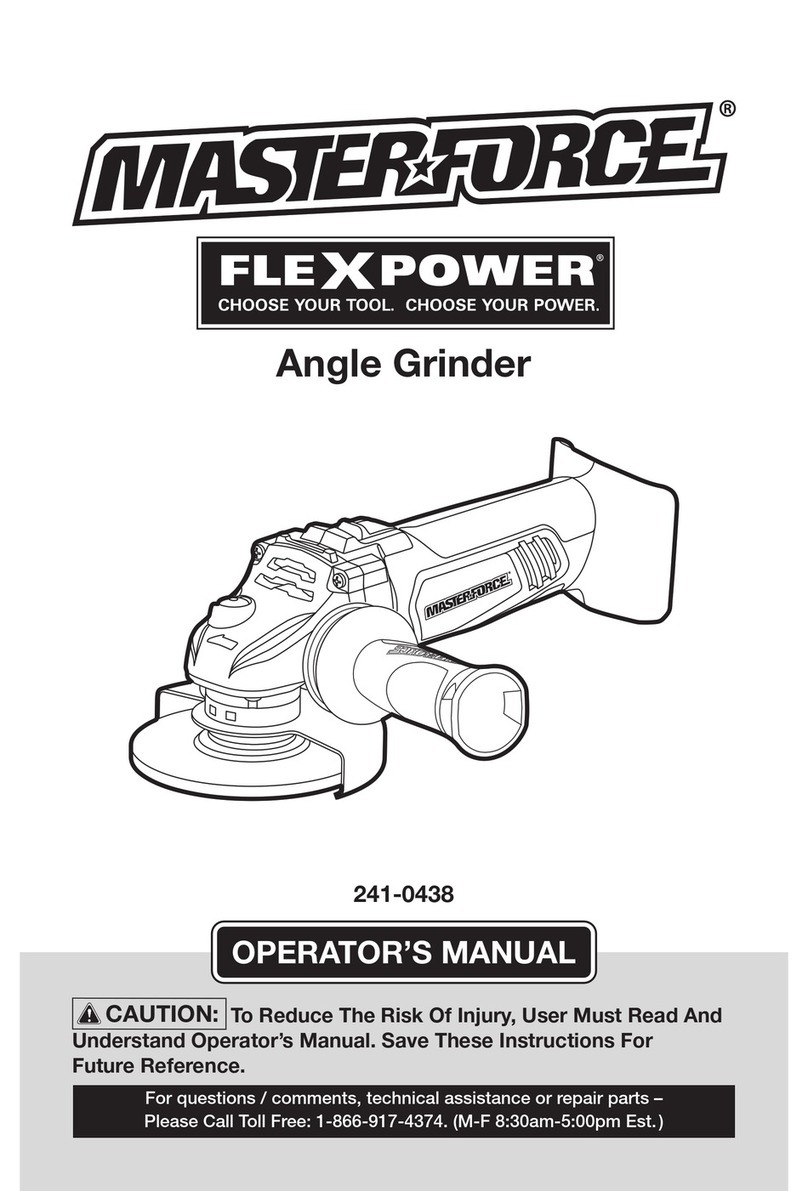 MasterForce 241-0438 User manual