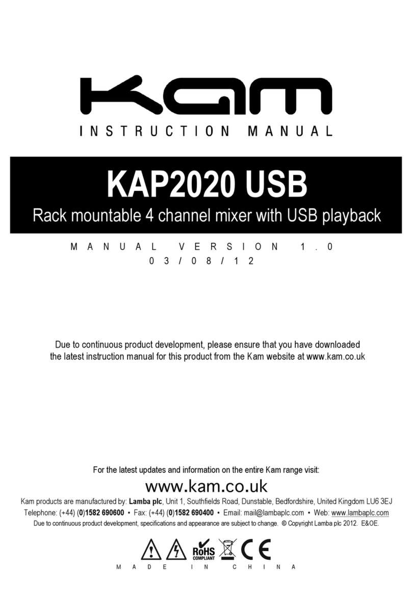 KAM KAP2020 USB instruction manual