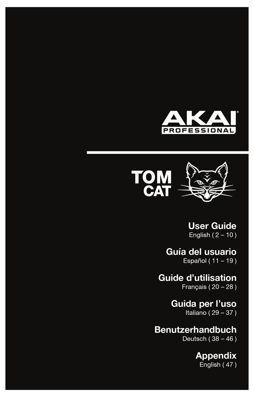 Akai Tom Cat user guide