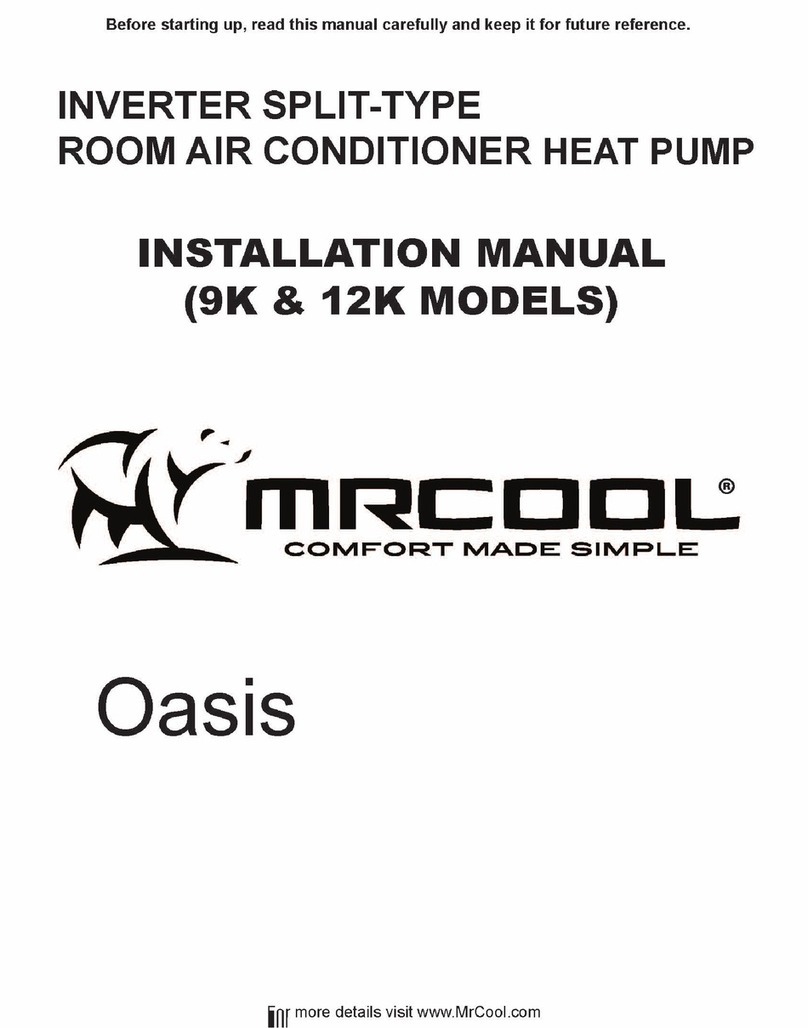MrCool Oasis 9k User manual MrCool Oasis 9k User manual