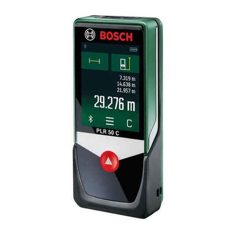 Bosch PLR50 C User manual