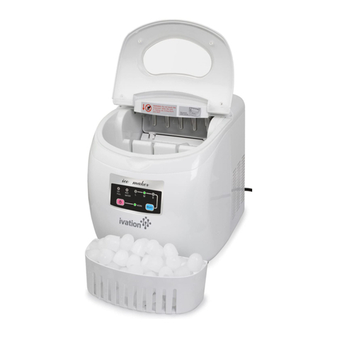 Ivation Portable Icemaker White User manual