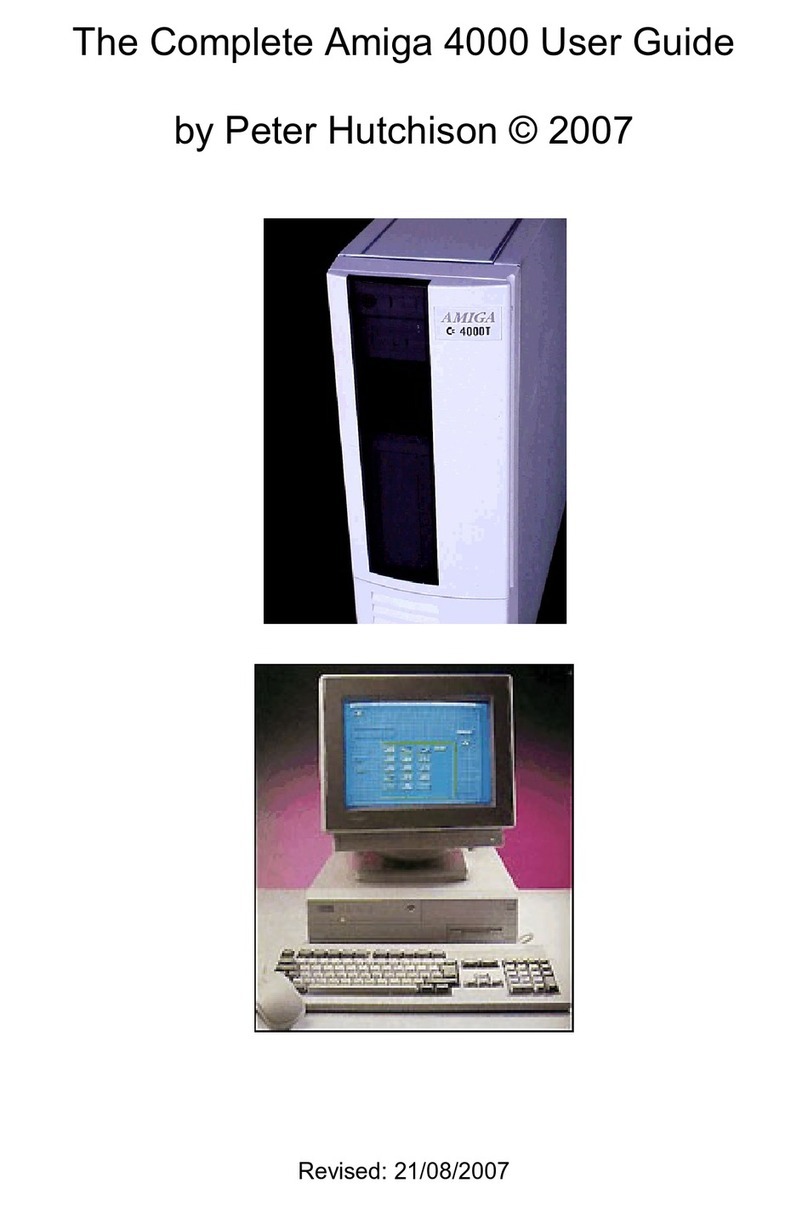 Commodore Amiga A4000 User manual